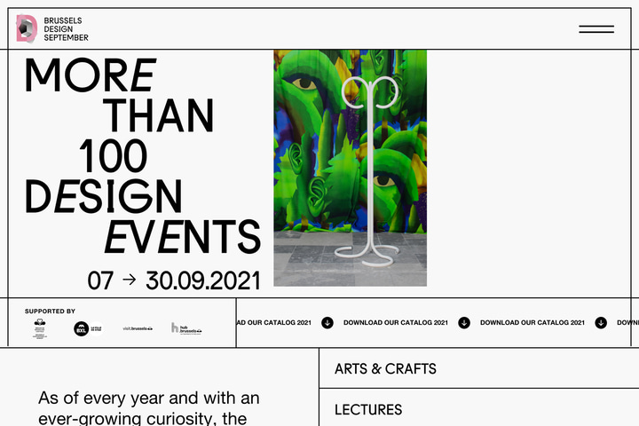 Brussels Design September website preview